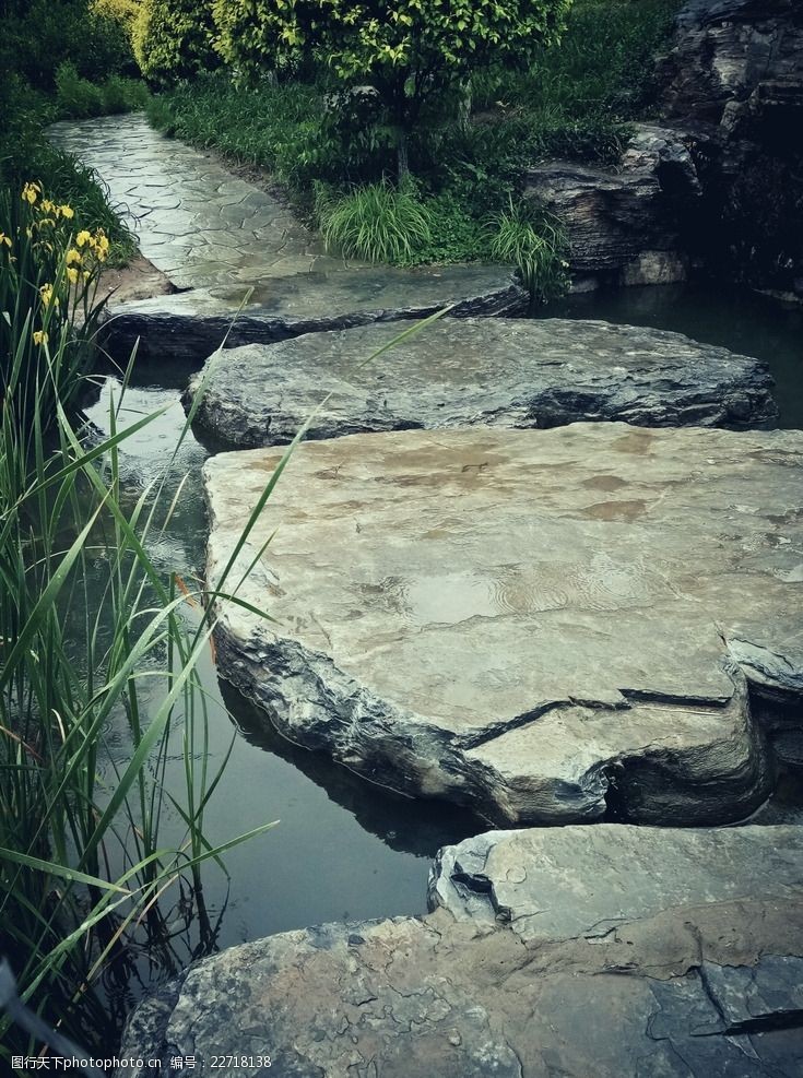 石径小路图片素材