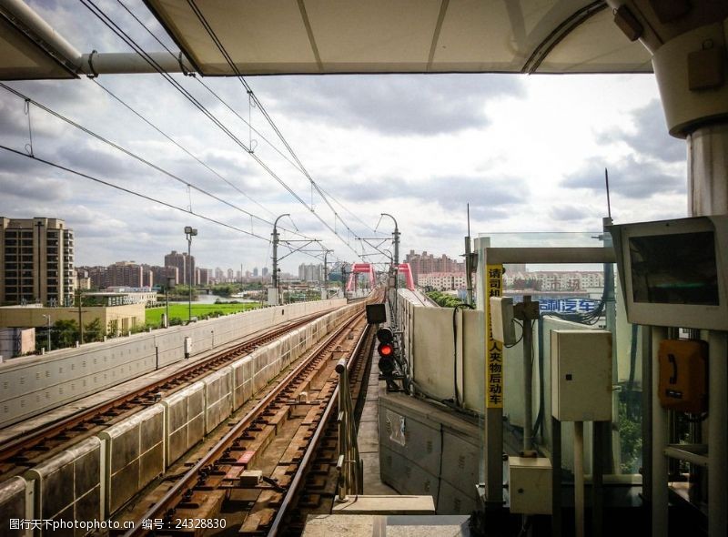 上海地铁1号线图片素材