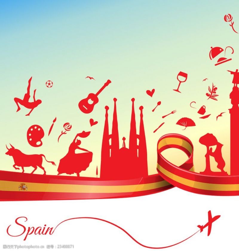 斗牛士吉他图片素材