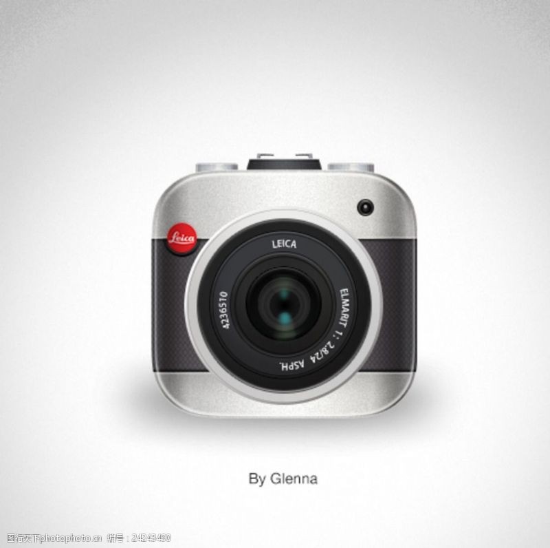 莱卡相机半写实风格相机icon