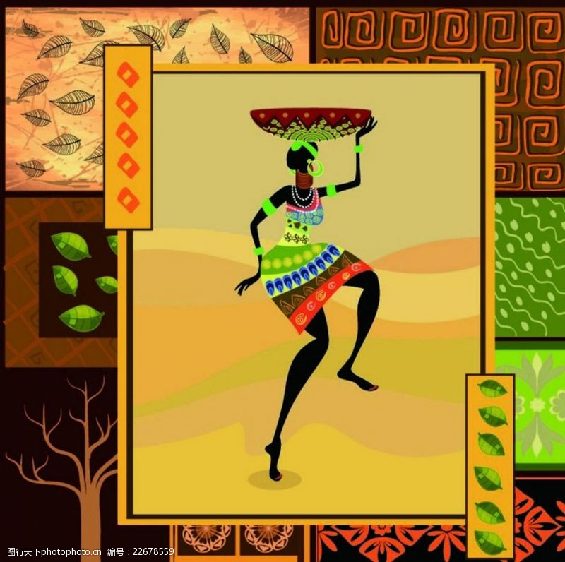 art非洲女人