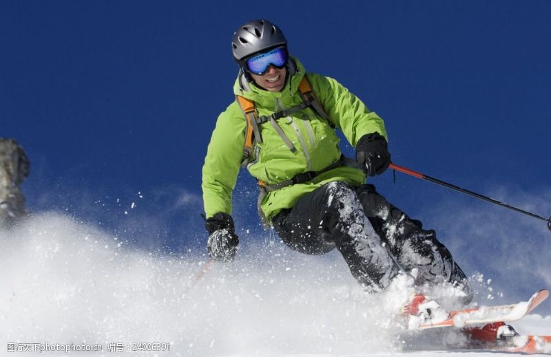 滑雪运动滑雪