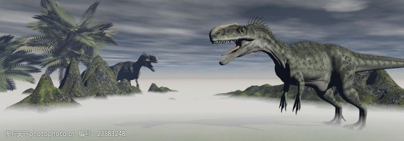 白垩纪凶猛的恐龙