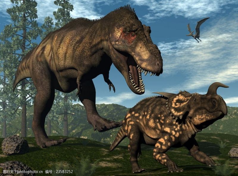 白垩纪凶猛的恐龙