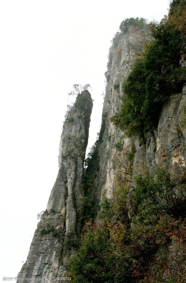 七星湖悬崖峭壁