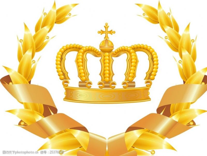 橄榄金色麦穗皇冠
