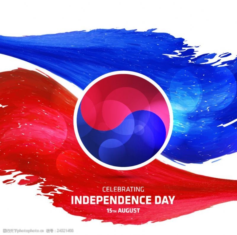 韩国设计元素韩国独立日