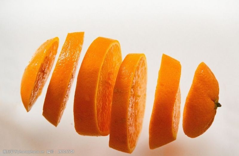 水果切面橙子切片
