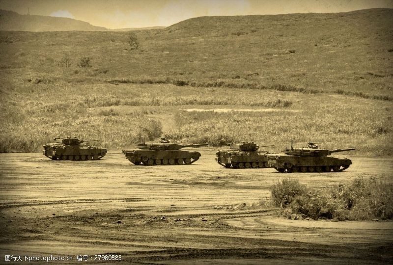 战争中的坦克图片