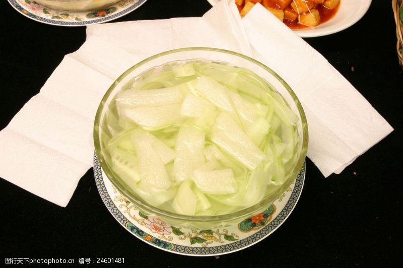 中华菜肴青瓜竹笋汤图片