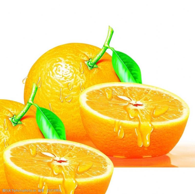 水果宣传单橙汁广告