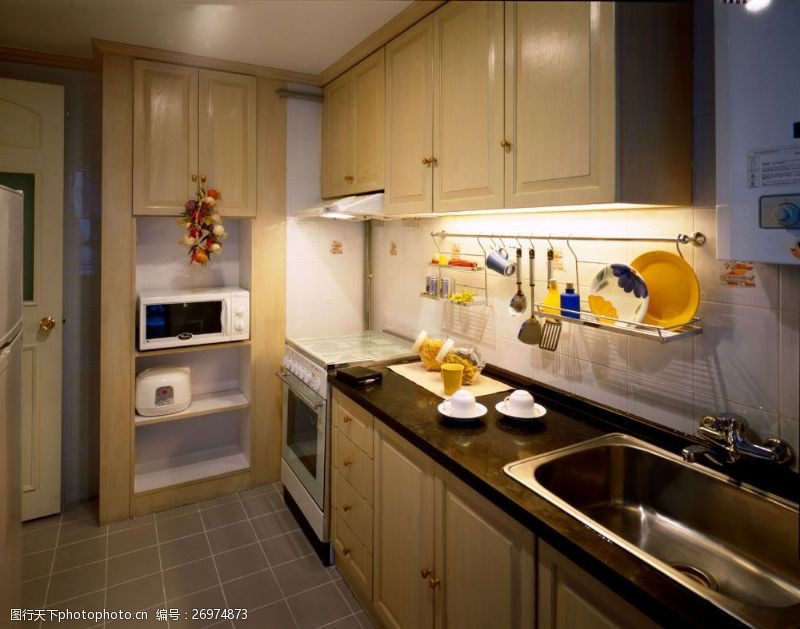 厨柜效果图高档厨房设计图片