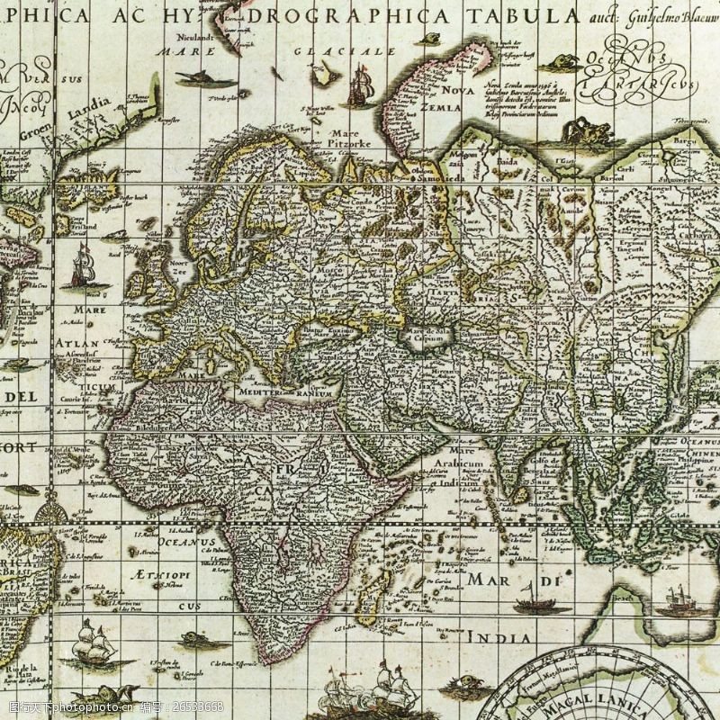 maps古老地图素材024图片
