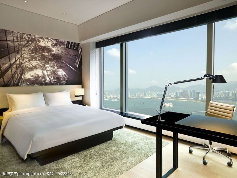 卧室装潢香港东隅酒店简约卧室设计图片