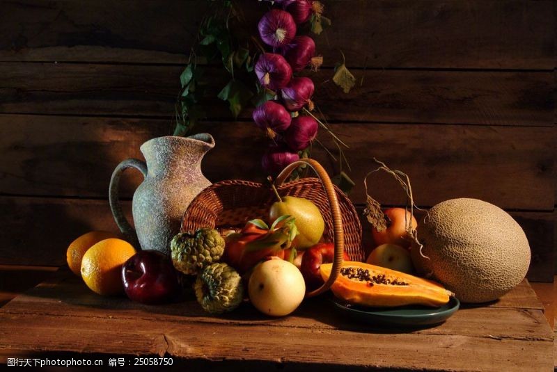 梨图片素材新鲜水果蔬菜油画写生图片