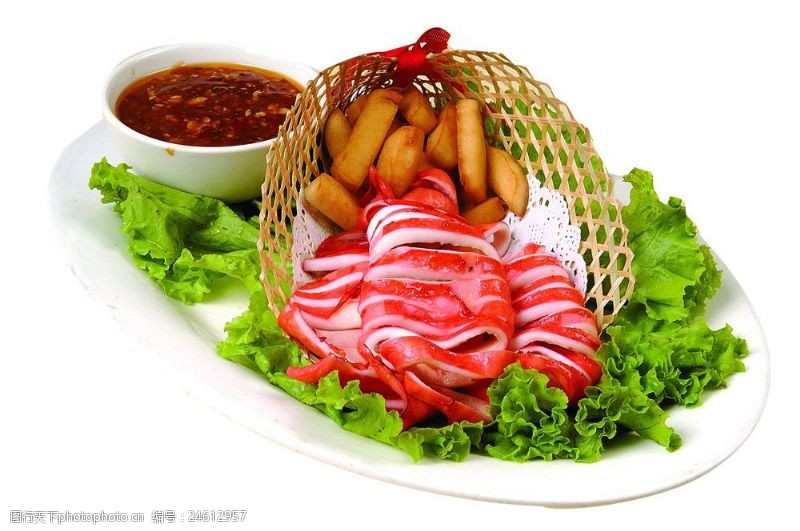 中华饮食韩式烤鲜鱿图片