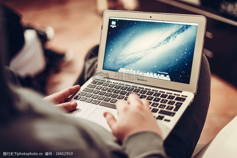 人苹果笔记本电脑笔记本电脑打字技术计算机样机设备屏幕的MacBook空气