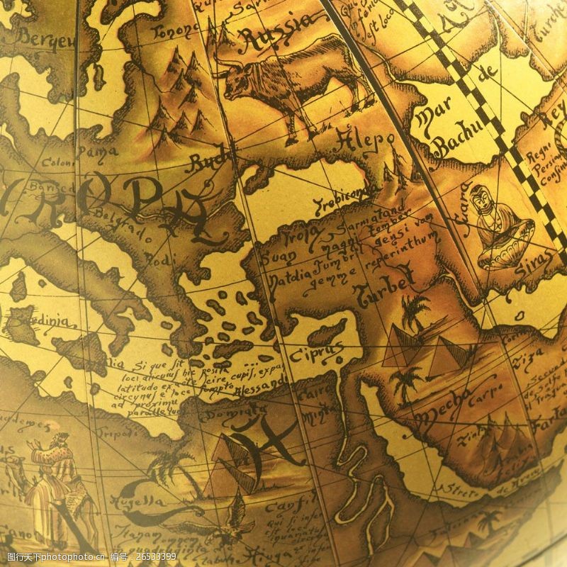 maps古老地图素材085图片