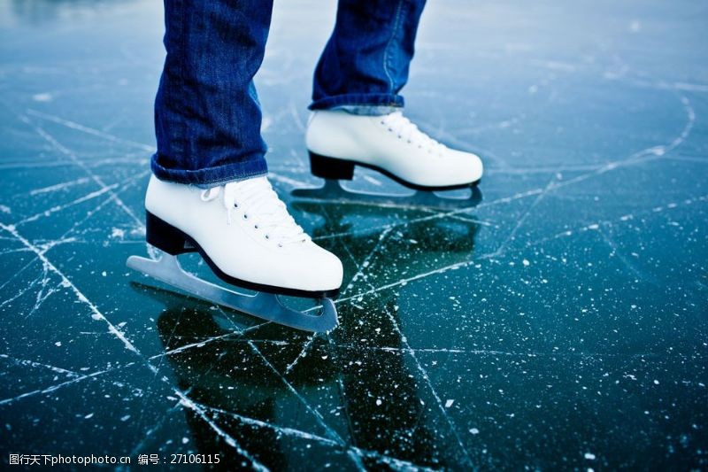 滑冰鞋溜冰人物摄影图片