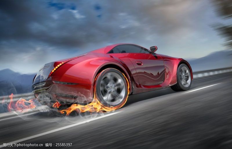轮胎生产轿车火焰轮胎图片