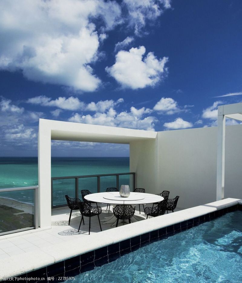 私人泳池迈阿密南海滩W酒店