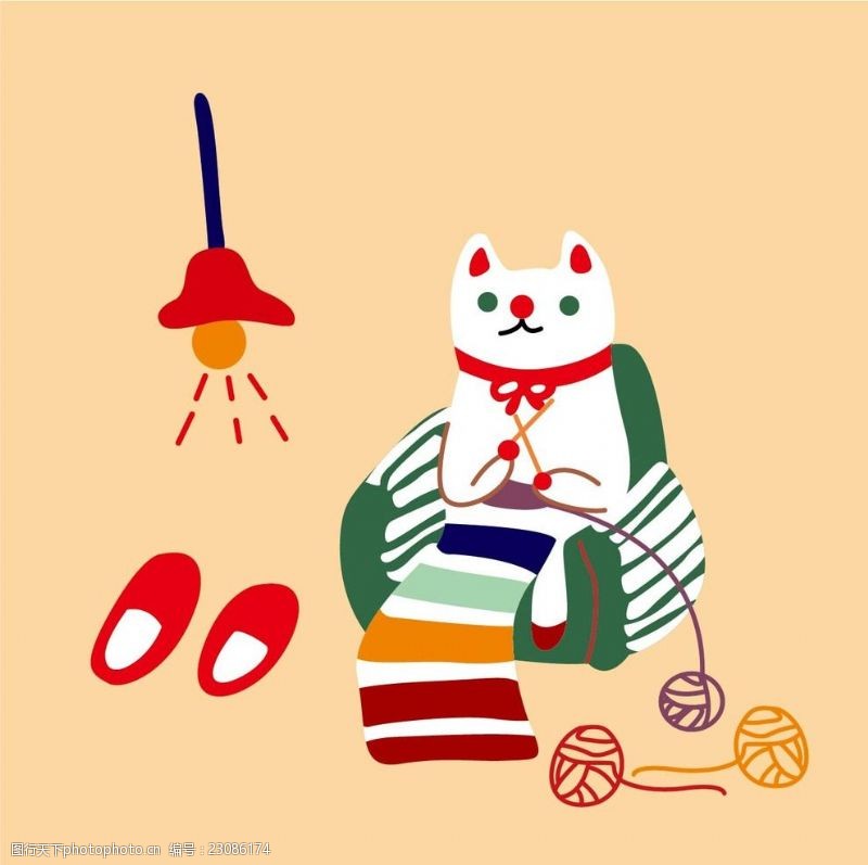 纺织品猫织毛线