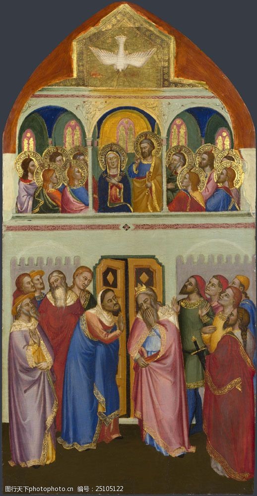 油画教堂宗教油画图片