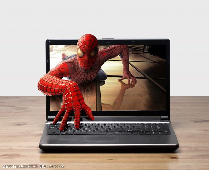 笔记本电脑蜘蛛侠电脑