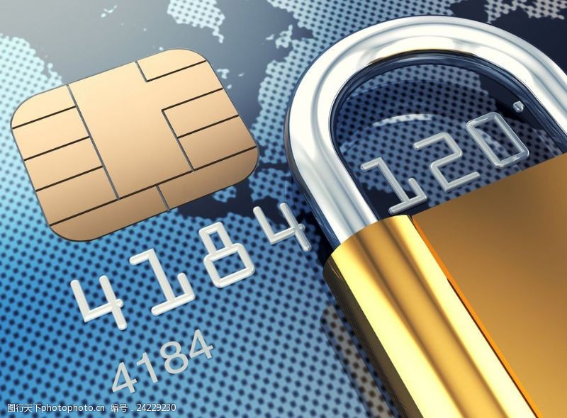 防护与保护网络科技与银行卡高清