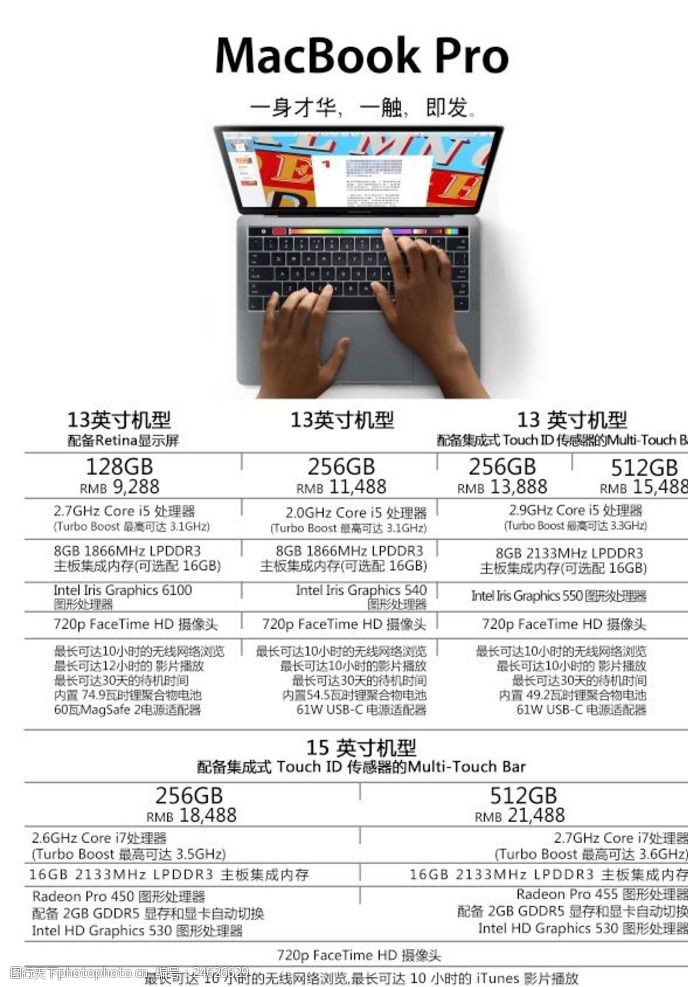 笔记本电脑新MacBookpro台卡