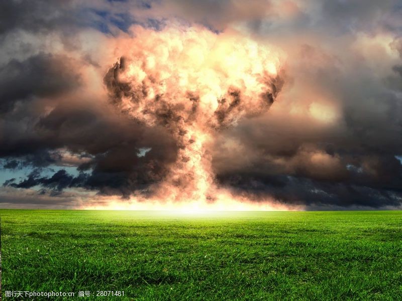 原子弹爆炸草原核爆炸图片
