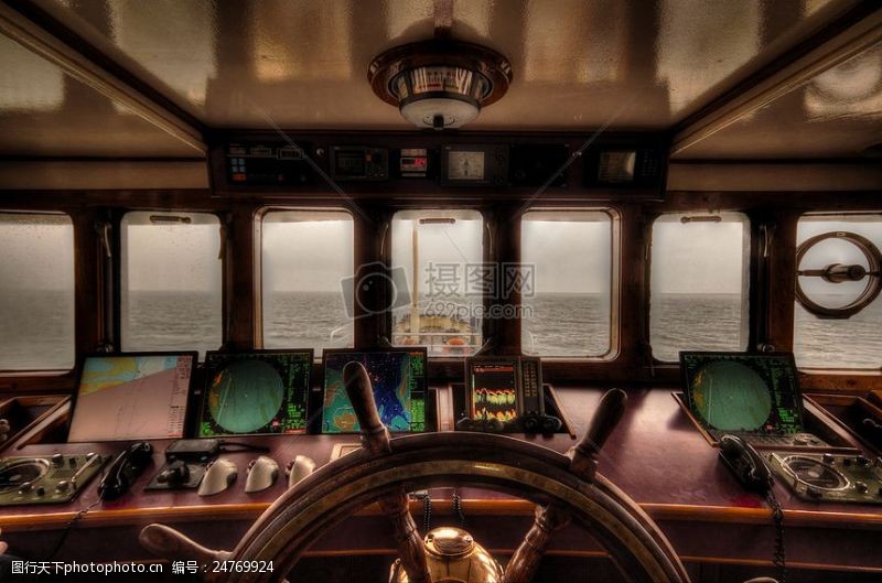 海海洋船船舶船舶转向车轮高动态范围方向盘驾驶室舵