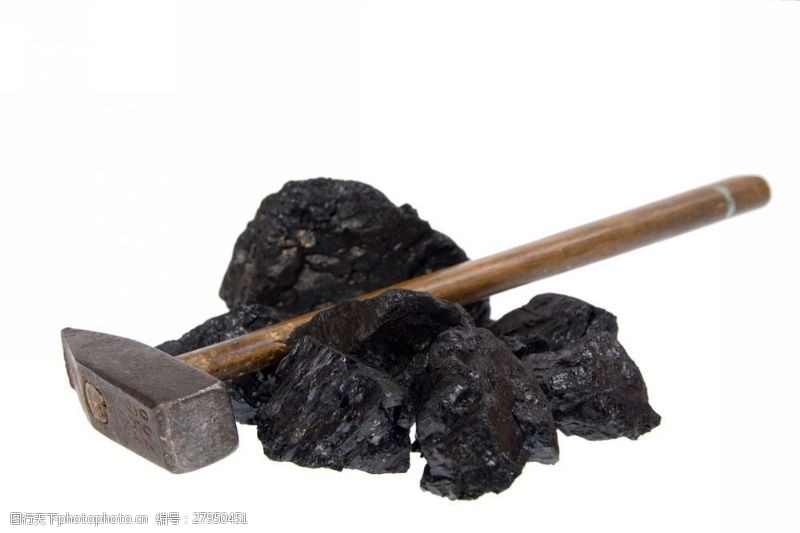 金属锤煤与锤子摄影图片