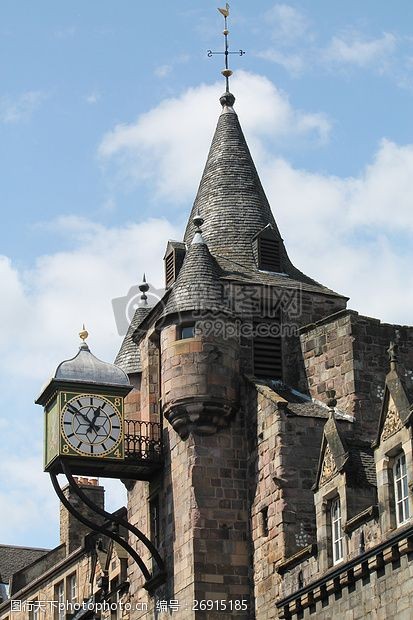 苏格兰爱丁堡的城堡