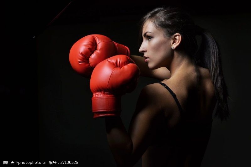 拳击美女性感美女拳击运动员图片