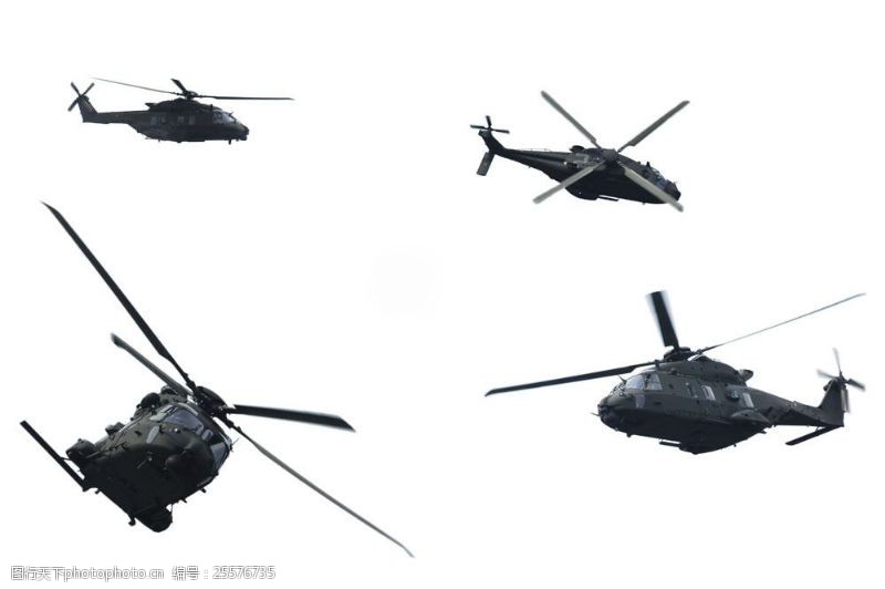 汽车运输军用运输直升机摄影图片
