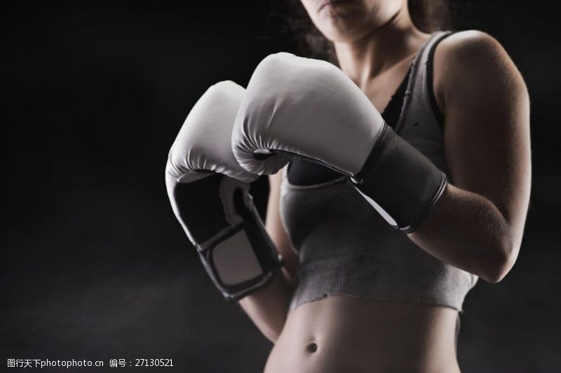 拳击美女性感拳击运动员图片
