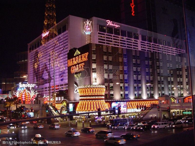 美国城市繁华热闹的赌场