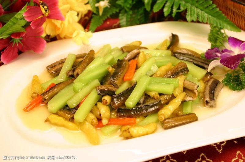 中华菜肴山椒鳝段图片