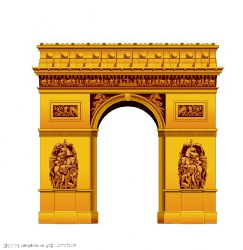 法国著名建筑法国凯旋门