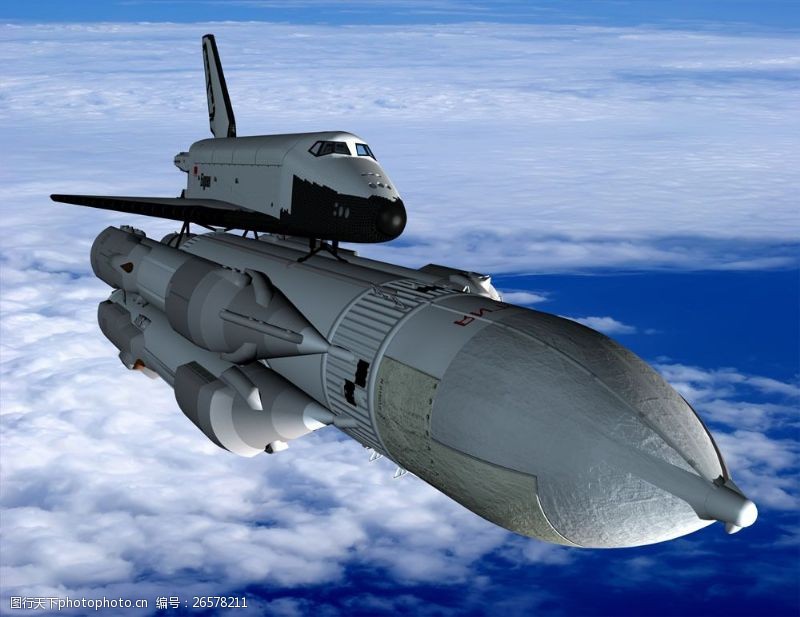 太空船运载火箭与飞船图片
