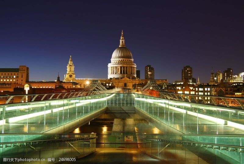 美国城市美丽的伦敦夜景图片