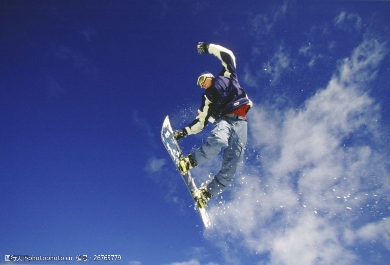 快充空中飞人滑雪PSD素材图片