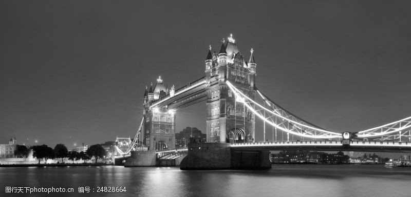 伦敦旅游景点美丽伦敦夜景图片