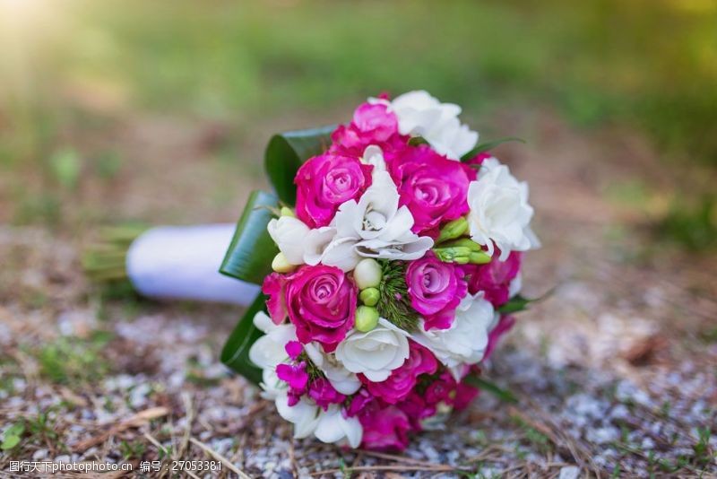 婚礼花束一束花朵图片