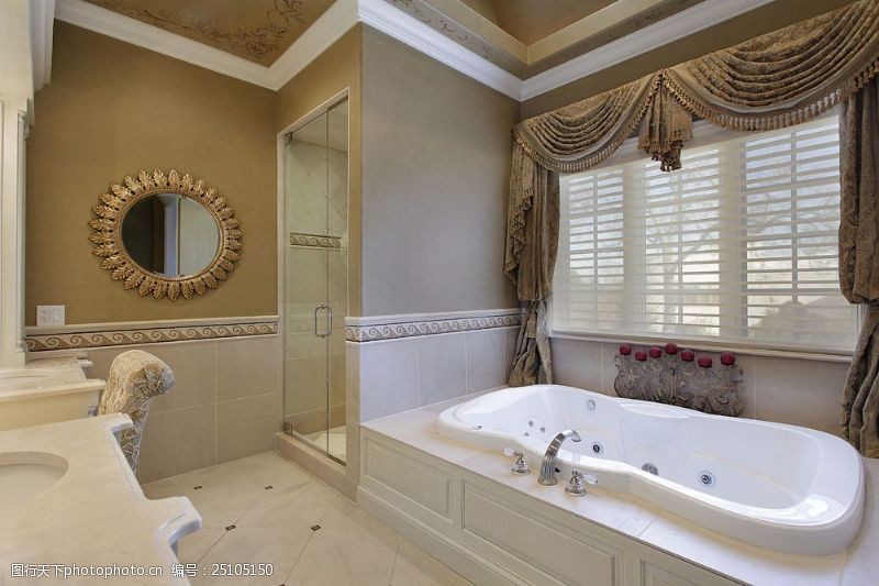 卫浴浴室装修效果图图片