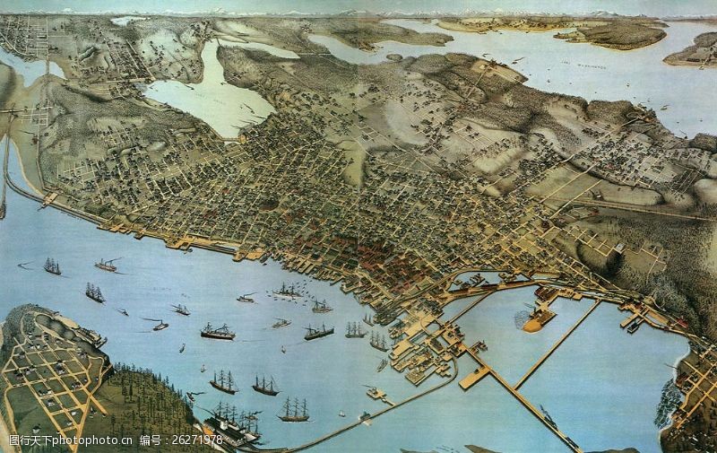 maps古老地图素材29图片