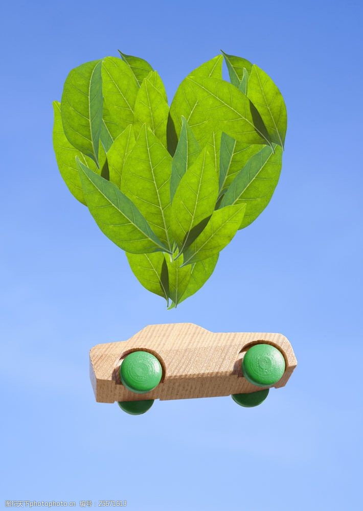 轮胎生产绿叶与木汽车图片