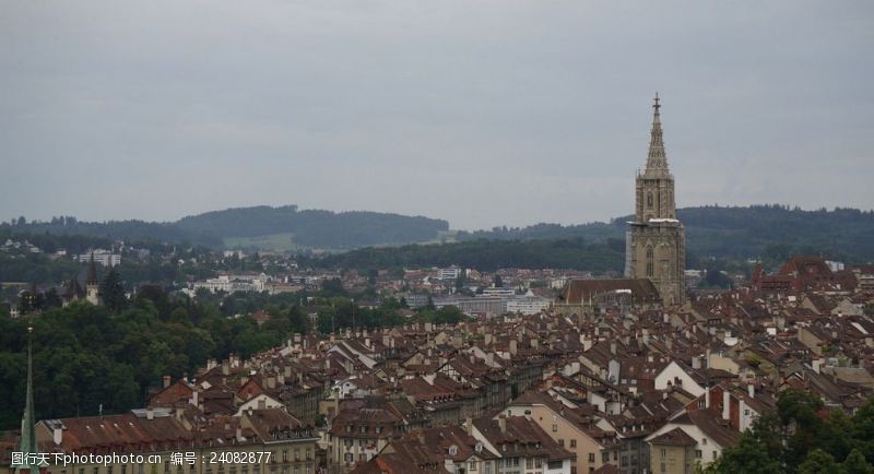 瑞士风光瑞士日内瓦城远眺