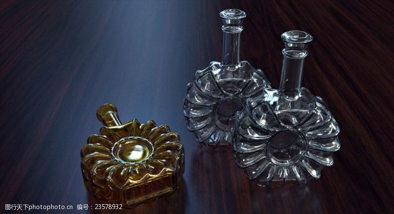 异性个性酒瓶3D模型
